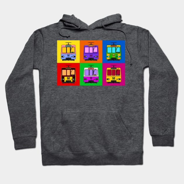 Metro Pop Art Hoodie by charlie-care